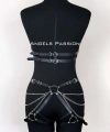 Deri Body Harness, Kadın Deri Fantezi Giyim - Brf1084