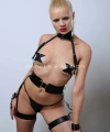 Deri Fantezi Giyim, Kelepçeli Slave Harness Takım - Brf1338