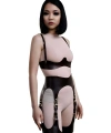 Deri Fantezi Jartiyer Takım, Erotik Deri İç Giyim - Brf1233