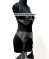 Erotik Deri Jartiyer Harness Takım, Kadın Fantezi İç Giyim - Brf1220