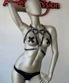 Fantazi Deri İç Giyim Seksi Göğüs Harness - Brf108