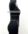 Fantazi İç Giyim Zincirli Erotik Harness Takım - Brf1081