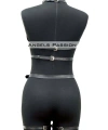 Fantazi İç Giyim Zincirli Erotik Harness Takım - Brf1081