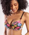 Garden Heavy Push Up Bra, Siyah Konforlu Ve Şık Sütyen