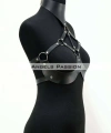 Göğüsleri Açık Deri Fantezi Giyim, Deri Göğüs Harness - Brf1237