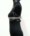 Göğüsleri Açık Deri Fantezi Giyim, Deri Göğüs Harness - Brf1237