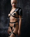 Kadın Gladyatör Jartiyer Harness Takım, Cosplay Kostüm - Brf1345