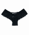 Kadın Siyah Dantelli Seksi Külot
