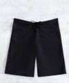 Kadın Siyah Önden Bağcıklı Deniz Şortu