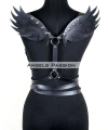 Kanatlı Detaylı Şık Göğüs Harness , Kanat Detaylı Deri Kemer - Brf1097