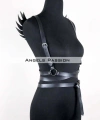 Kanatlı Detaylı Şık Göğüs Harness , Kanat Detaylı Deri Kemer - Brf1097