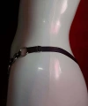 Lastik Tanga Harness - Seksi Harness Külot - Erotik Lastik Harness İç Çamaşırı - Brf572