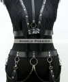 Püslüllü Deri Harness Takım, Püsküllü Elbise Aksesuarı - Brf768