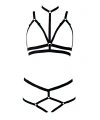 Sütyen - String Lastik Harness Takım - Brf144