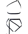 Tek Bacak Bağlantılı Seksi Lastik Harness - Brf375
