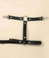 Tek Bacak Deri Jartiyer Harness - Brf962