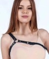 Tek Omuz Şık Deri Harness, Günlük Harness - Brf132