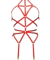 Vücudu Saran Seksi Jartiyer Harness - Brf151