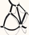 Zincirli Lastik Göğüs Harness - Brf818