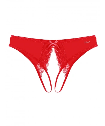 Beruflic Ağı Açık Büyük Beden Kırmızı Fantazi Külot