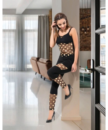 Beruflic Askılı Kadın Tayt Takım 1501