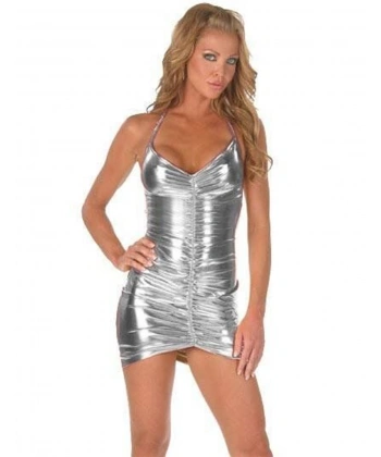 Beruflic B060830 Önü Büzgülü Mini Elbise