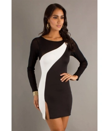 Beruflic B100886 Yırbrfaçlı Kontra Elbise