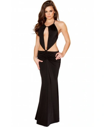 Beruflic B101013 Abiye Dekolteli Mini Elbise