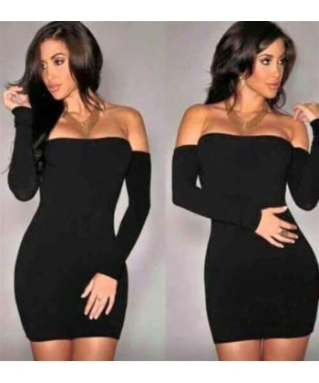 Beruflic B101190 Eldivenli Straplez Mini Elbise