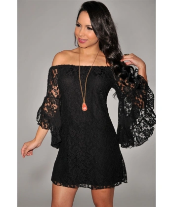 Beruflic B101225 Dantelli Elbise