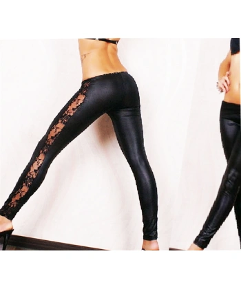 Beruflic B101228 Dantel Detaylı Lame Tayt