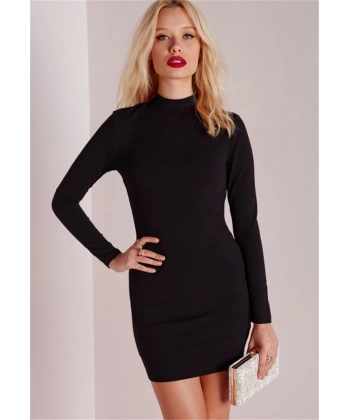 Beruflic B101336 Uzun Kollu Mini Elbise