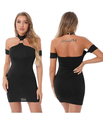 Beruflic Bayan Fantazi Halkalı Mini Elbise