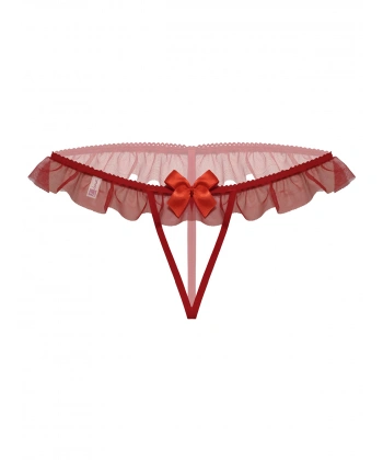 Beruflic Dantelli Taşlı Büyük Beden Fantezi Bato Külot