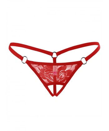 Beruflic Fantezi İç Giyim Ağı Açık Dantelli Fantazi G String