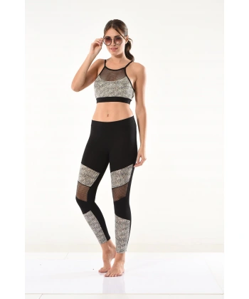 Beruflic File Detaylı Büstiyer Tayt Takım 532