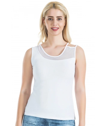 Beruflic Geniş Transparan Askılı Kadın Atlet 180