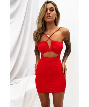 Beruflic Göbek Ve Sırt Dekolteli Fantazi Elbise