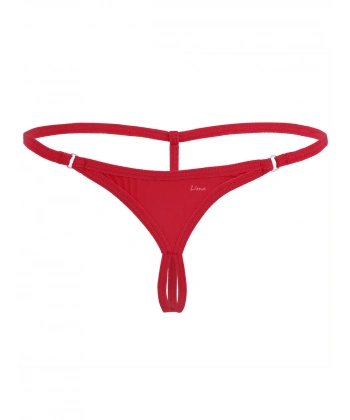 Beruflic Halkalı Mini Büyük Beden Kırmızı Fantazi G String