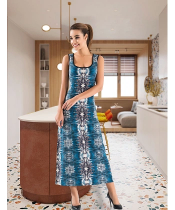 Beruflic Havuz Yaka Uzun Kadın Elbise 957