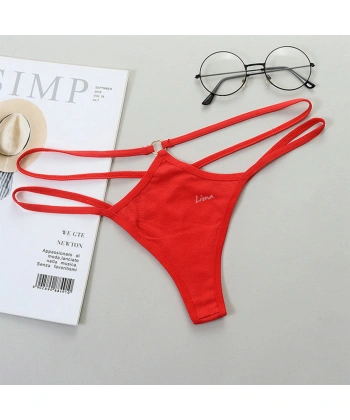 Beruflic Lastikli Kırmızı Fantazi String Külot