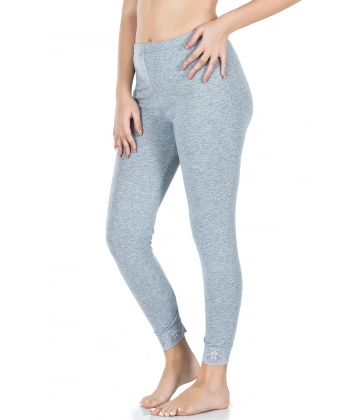 Beruflic Paçası Dantelli Kadın Tayt 422