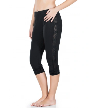 Beruflic Şeritli Kısa Kadın Tayt 417