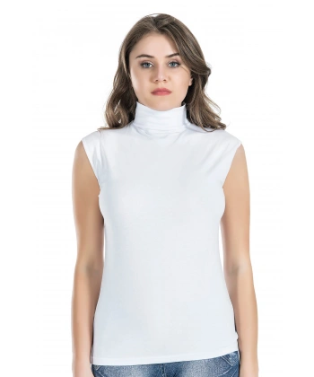 Beruflic Sıfır Kol Balıkçı Yaka Kadın Atlet 223