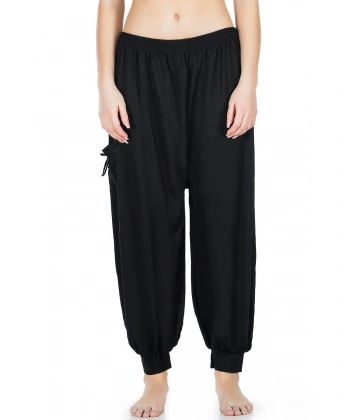 Beruflic Siyah Manşetli Şalvar 0527-syh