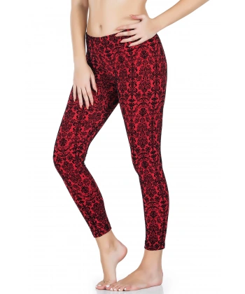 Beruflic Varak Desenli Kadın Tayt 457