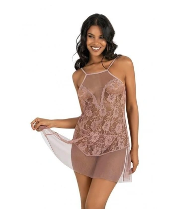 Beruflic Vizon Kısa Tül Gecelik 4227