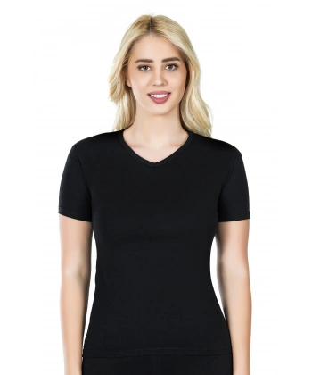 Beruflic Yarım Kol V Yaka Kadın Tişört 227