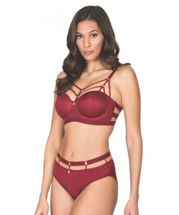 Biye Şeritli Halkalı Sütyen Takım Kadın 5045