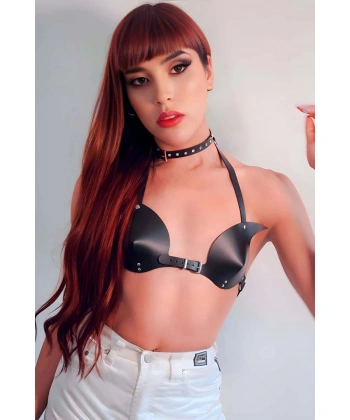 Ceket İçi Deri Sütyen, Şık Deri Sütyen, Tarz Deri Sütyen, Şık Deri Sütyen - Brf1140